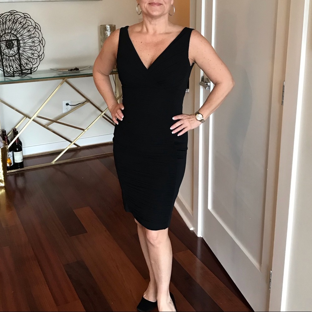 White House Black Market black cocktail dress